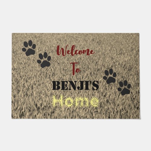 Custom Personalised Pet Dog Doormat