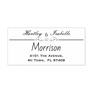 Custom Personalised Return Address Self-inking Stamp