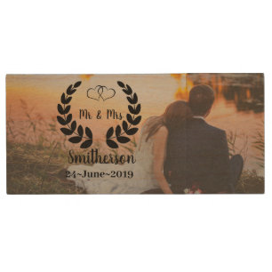 Custom Personalised wedding USB Stick Wood Flash Drive