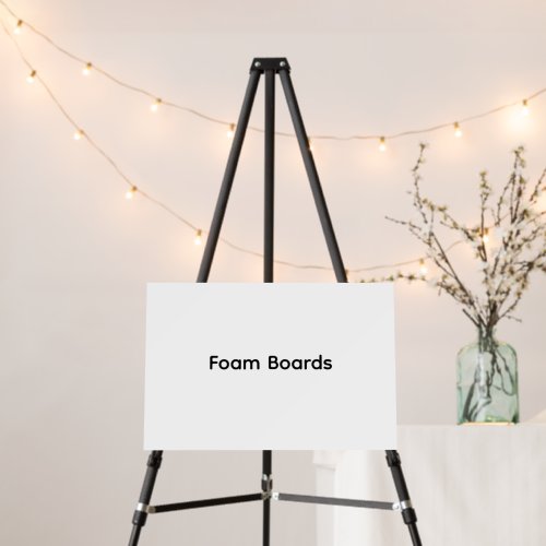 Custom Personalize | 18" x 12" Foam Core Board