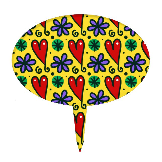 custom personalize Business Service Desk office Cake Topper (Front)