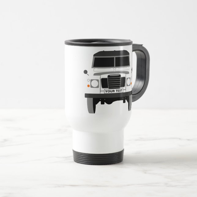 Custom Personalize Classic Mk3 Land Rover mug (Front Right)