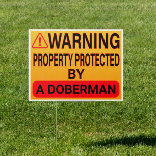 Custom Personalize Funny Beware of Dog Sign