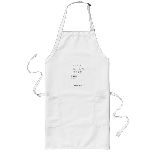 Custom Personalize Long Apron (Front)