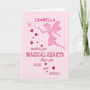 Custom Personalize Name Birthday Girl Magical Fair Card