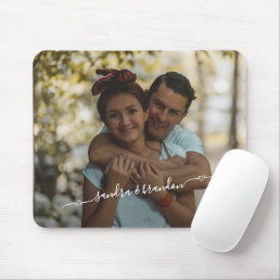 Custom Personalize Photo And Names Design Mouse Pad