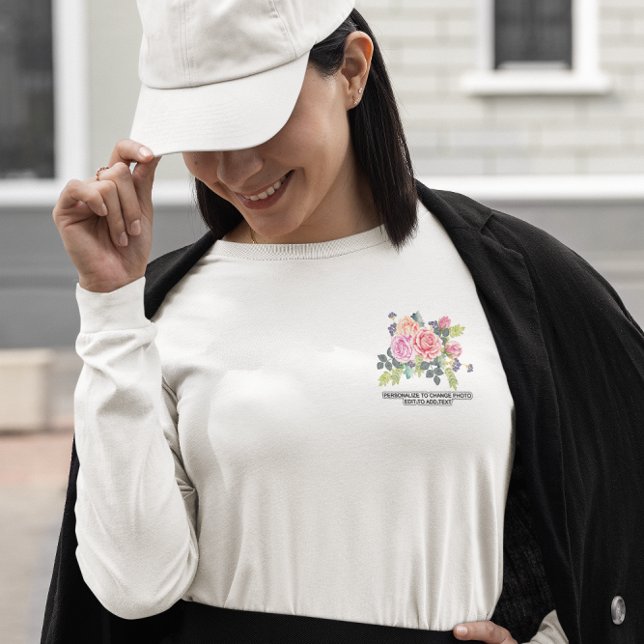 Custom Personalize Photo Artwork Women's Lg Sleeve T-Shirt (Custom Personalize Photo Artwork Women's Lg Sleeve T-Shirt)