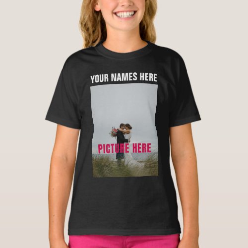 Custom Personalize Photo Image T_Shirt