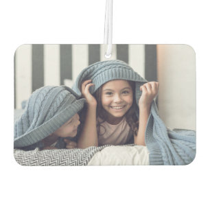 Custom Personalize Two Photo Air Freshener