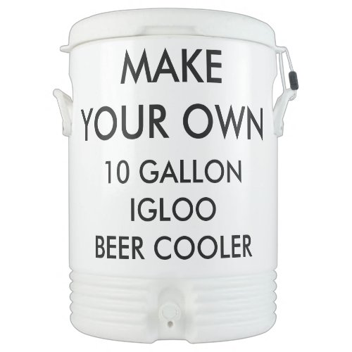 Custom Personalized 10 Gallon Portable Beer Cooler