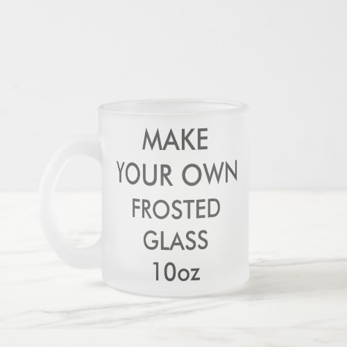 Custom Personalized 10oz Frosted Beer Glass Frosted Glass Coffee Mug