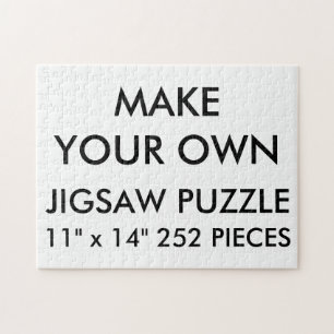 Custom Personalized 11"x14" Jigsaw Puzzle 252 Pc.