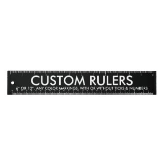 Custom Personalized 12" Acrylic Ruler Blank