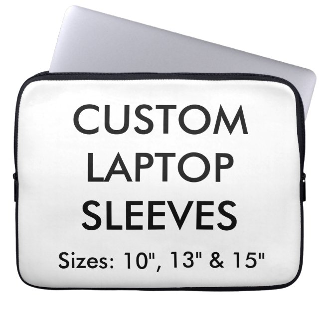 Custom Personalized 13" Laptop or Mac Sleeve Blank (Front)