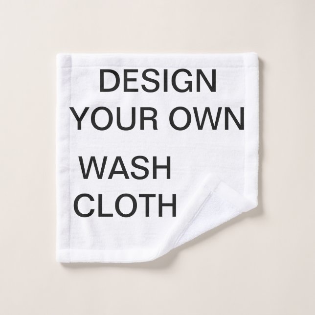 Custom Personalized 13" x 13" Wash Cloth (Wash Cloth)
