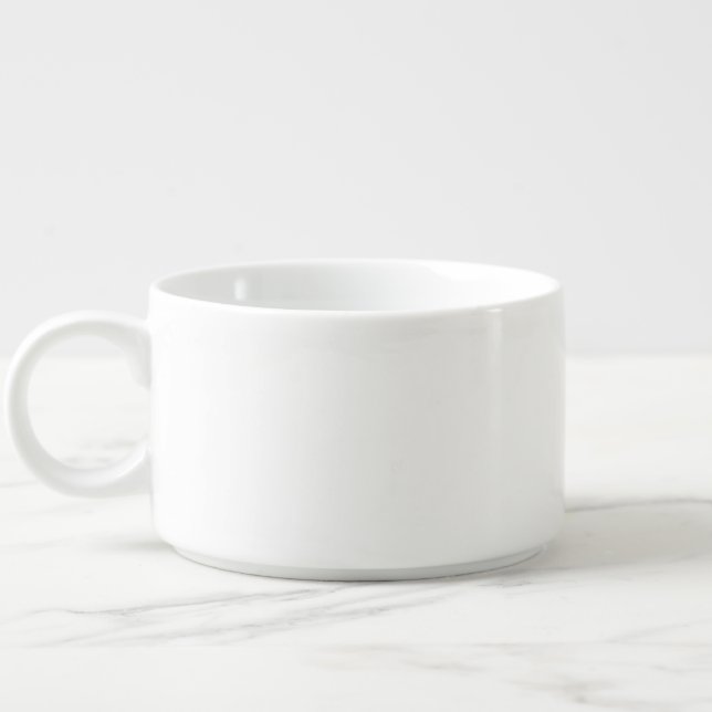 Custom Personalized 14oz. Chili Bowl w/ Handle (Right)