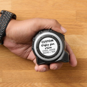 Custom personalized 16' Tape Measure - Silver