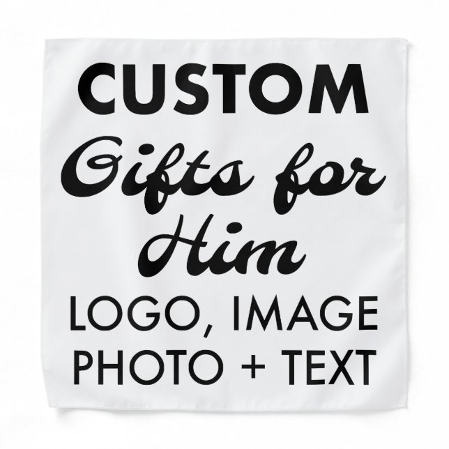 Custom personalized 18" Dog Bandana Neckerchief (Front)