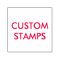 Custom Personalized 1.5" x 1.5" Self-inking Stamp