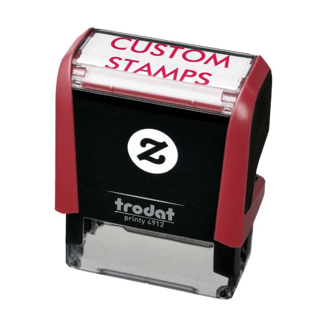 Custom Personalized 1.8" x 0.65" Self-inking Stamp (Product)