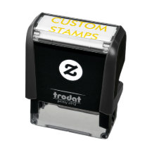 Custom Personalized 1.8" x 0.65" Self-inking Stamp