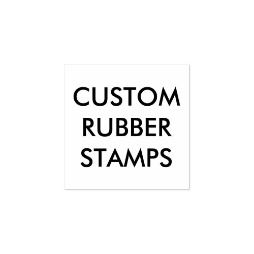 Custom Personalized 1x1 Wood Rubber Stamp Blank
