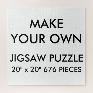 Custom Personalized 20"x20" Jigsaw Puzzle 676 Pc.
