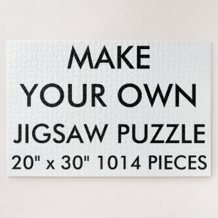 Custom Personalized 20"x30" Jigsaw Puzzle 1014 Pc.