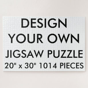 Custom Personalized 20"x30" Jigsaw Puzzle 1014 Pc.