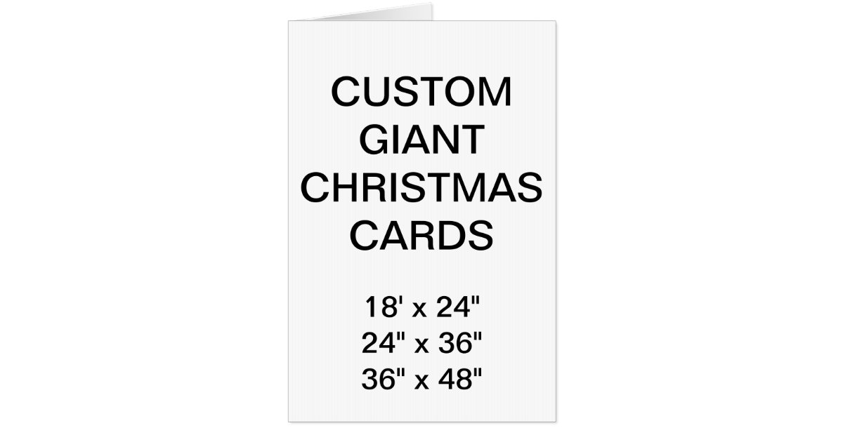 personalized giant greeting cards