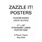 Custom Personalized 27"x39" Semi-Gloss Poster