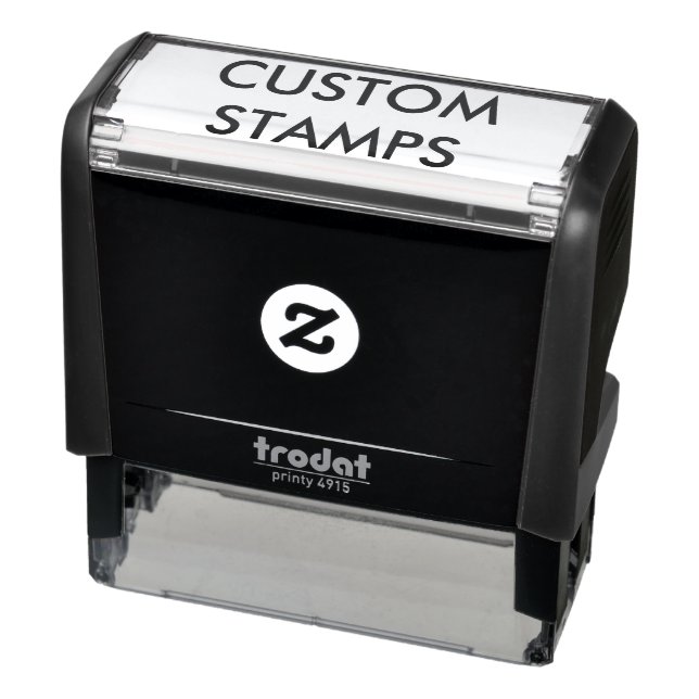 Custom Personalized 2.65" x 0.9" Self-inking Stamp (Product)