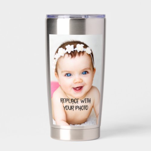 Custom  personalized 2 sided insulated tumbler