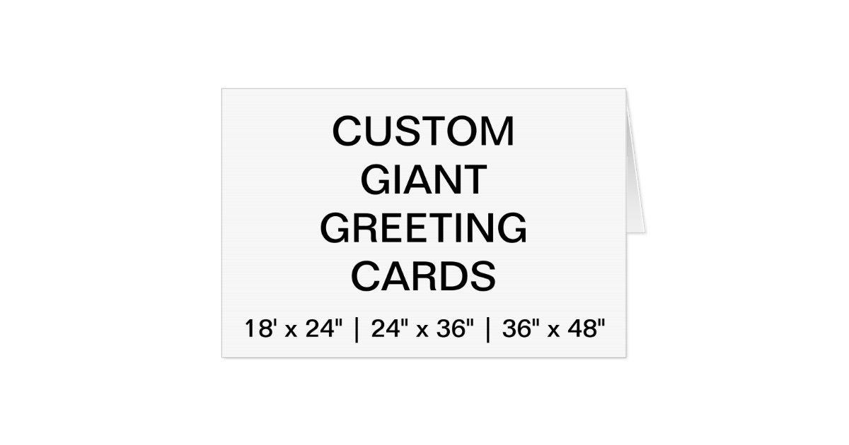 personalized giant greeting cards