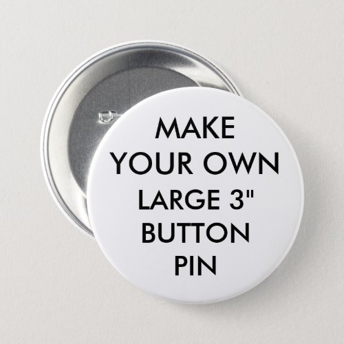 Custom Personalized 3 Large Button Pin Badge