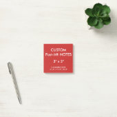 Custom Personalized 3" Square Post-it® Notes Blank | Zazzle