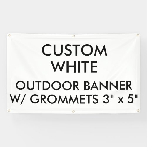 Custom Personalized 3 x 5 Outdoor Banner