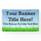 Custom Personalized 3x5 Summer Scene Banner