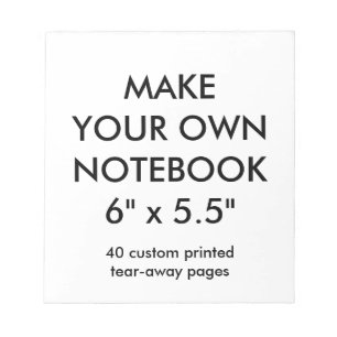 Custom Personalized 40 Tear-Away Page Notepad