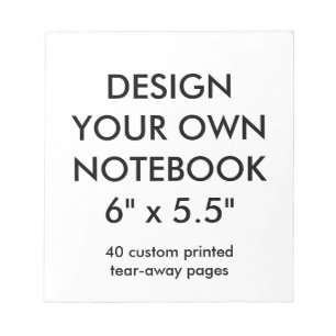 Custom Personalized 40 Tear-Away Page Notepad