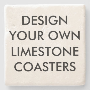 Custom Personalized 4" Limestone Stone Coaster