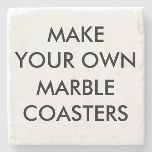 Custom Personalized 4 Marble Stone Coaster