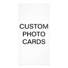 Custom Personalized 4" x 8" Photo Card Blank