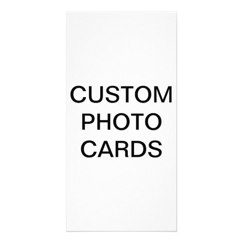 Custom Personalized 4 x 8 Photo Card Blank