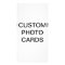 Custom Personalized 4" x 8" Photo Card Blank
