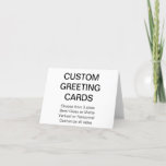 Custom Personalized 5.5&quot;x4.25&quot; Photo Greeting Card at Zazzle