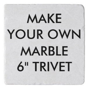Custom Personalized 6" Marble Stone Trivet