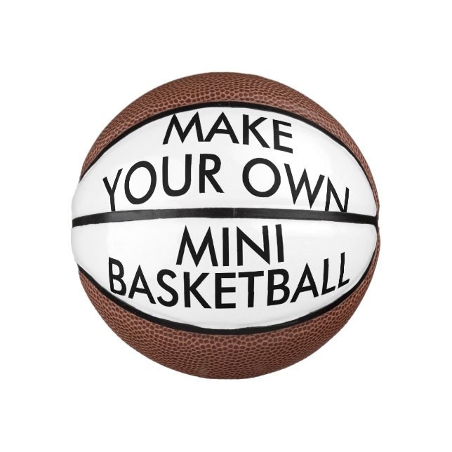 Custom Personalized 6" Mini Size Basketball (Front)