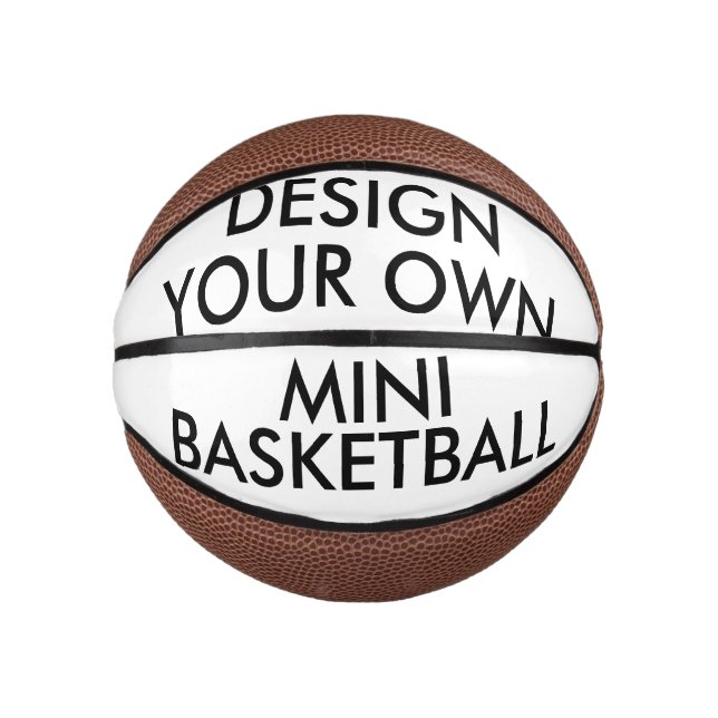 Custom Personalized 6" Mini Size Basketball (Front)