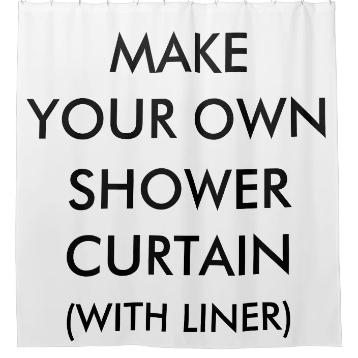 Custom Personalized 71 Shower Curtain, Custom Printed Shower Curtain Liners